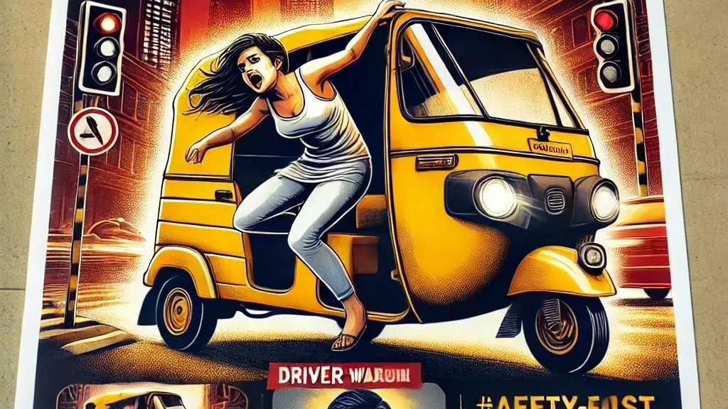 Bengaluru Woman Jumps From Moving Auto-rickshaw After Drunk Driver Takes Wrong Route Bengaluru Woman Jumps From Moving Auto-rickshaw After Drunk Driver Takes Wrong Route
