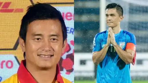 Bhaichung Bhutia and Sunil Chhetri