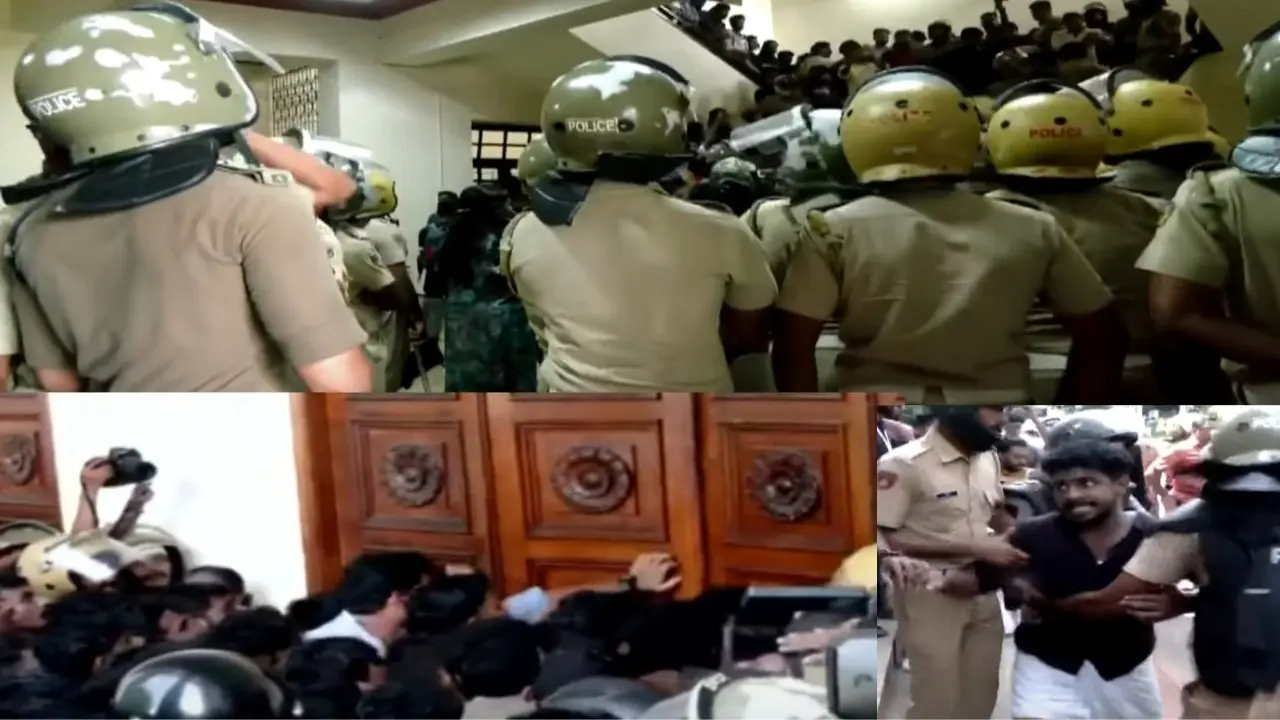 Bharat Mata Controversy: SFI Members Barge into Kerala University, Alleges ‘Saffronisation’