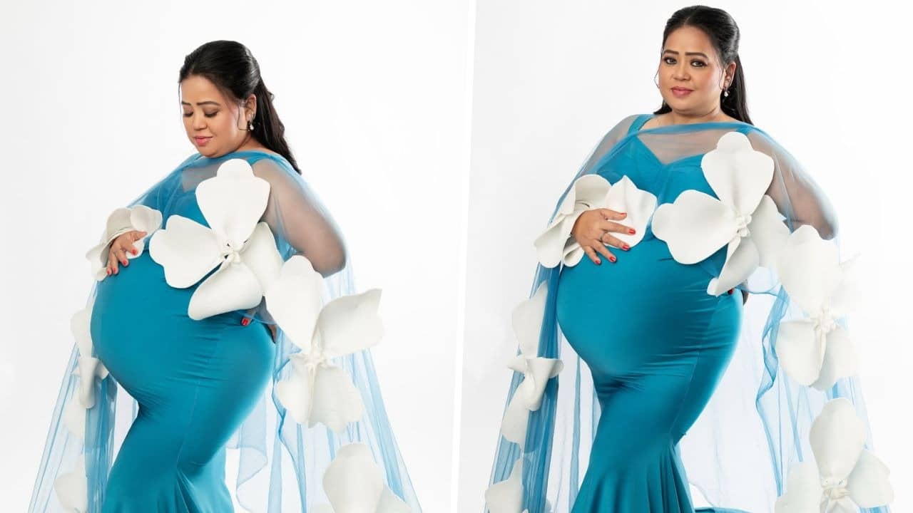 Bharti Singh Glows In Dreamy Blue-Themed Pregnancy Photoshoot