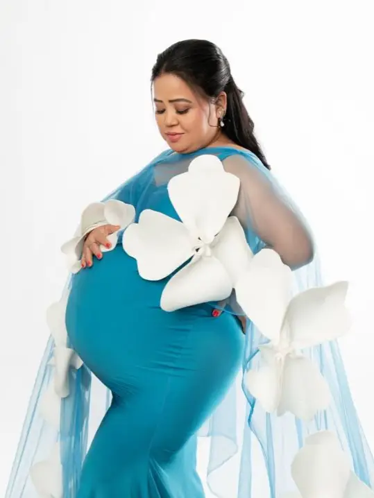 Bharti Singh Glows In Dreamy Blue-Themed Pregnancy Photoshoot