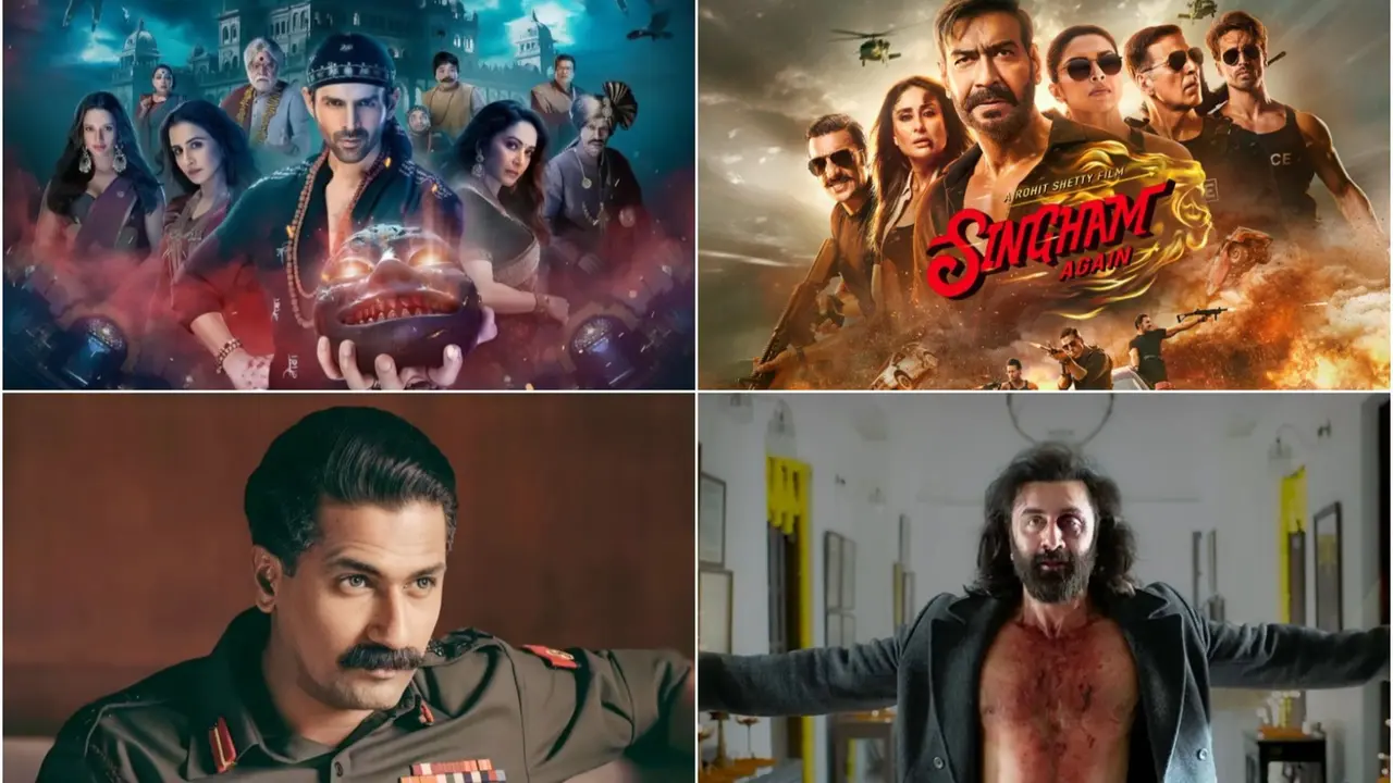 Bhool Bhulaiyaa 3, Singham Again Diwali Clash Eyes Box Office Record Set By Animal Vs Sam Bahadur Bhool Bhulaiyaa 3 and Singham Again are releasing on Diwali