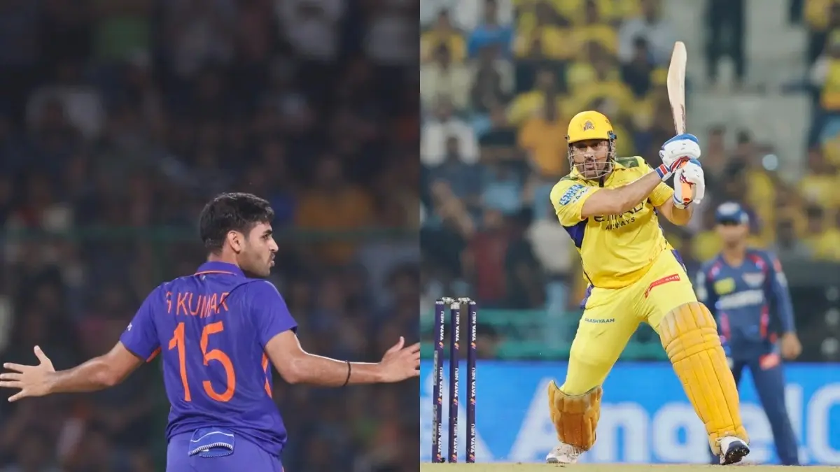 Bhuvneshwar Kumar and MS Dhoni