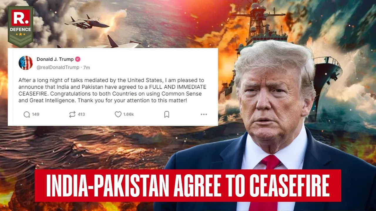 Donald Trump Tweets India And Pakistan Have Agreed To Ceasefire BIG BREAKING: Donald Trump Tweets India And Pakistan Have Agreed To Ceasefire