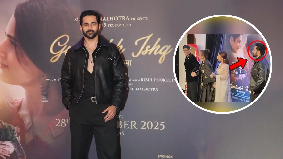 Bigg Boss 19 Fame Abhishek Bajaj Royally Ignored By Fatima Sana Shaikh, Vijay Varma, Manish Malhotra, Rekha At Gustaakh Ishq Premiere, Netizens Say 'Bullywood Thud Pe' Bigg Boss 19 fame Abhishek Bajaj attended Gustaakh Ishq premiere in Mumbai