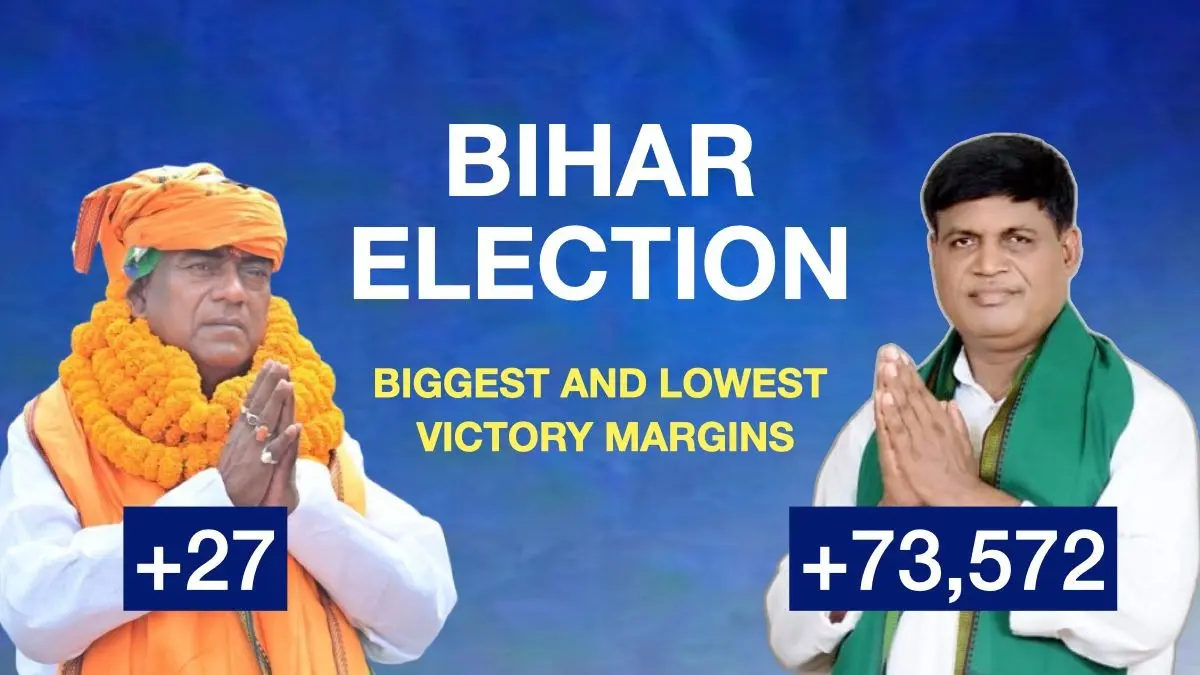 Bihar Election Thrillers: Find Out The Top 5 Biggest And Lowest Margin Of Victory
