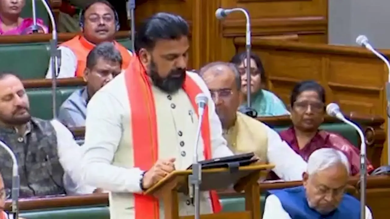 Bihar Finance Minister Samrat Choudhary