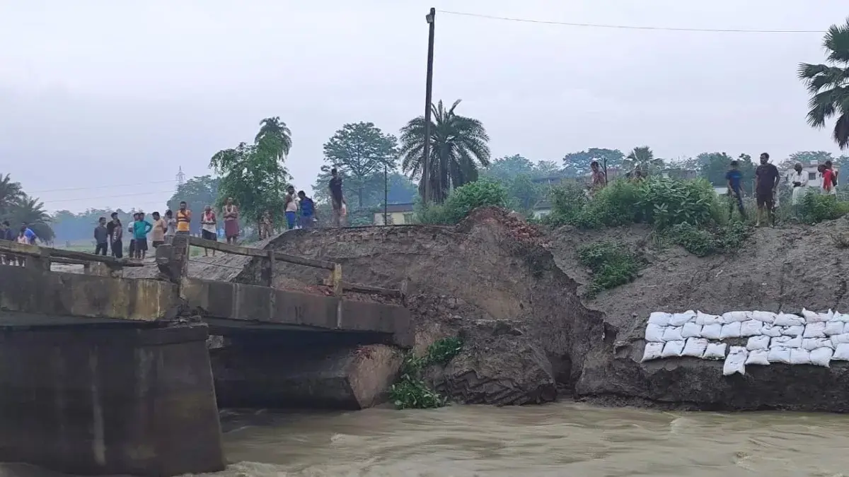 Contact with 10 to 20 villages has been cut off due to the bridge collapse.