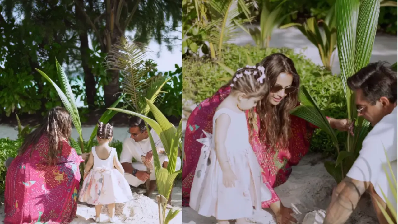 Bipasha basu with Family