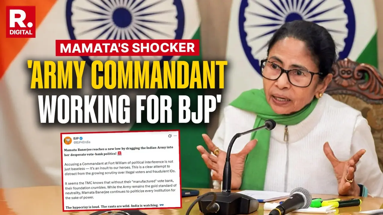 BJP Criticises Mamata Banerjee Over Army Remarks, Calls It ‘Insult to Our Heroes’ BJP Criticises Mamata Banerjee Over Army Remarks, Calls It ‘Insult to Our Heroes’