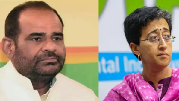 BJP leader Ramesh Bidhuri and Delhi CM Atishi