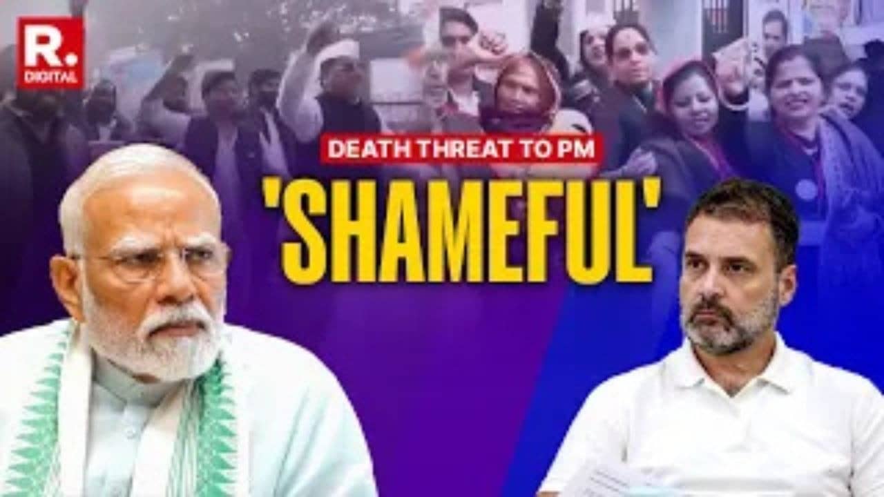 BJP Leaders Lash Out At Congress After 'Death To PM' Slogans