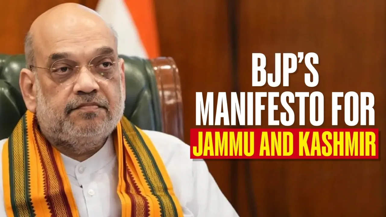 BJP manifesto for Jammu-Kashmir elections
