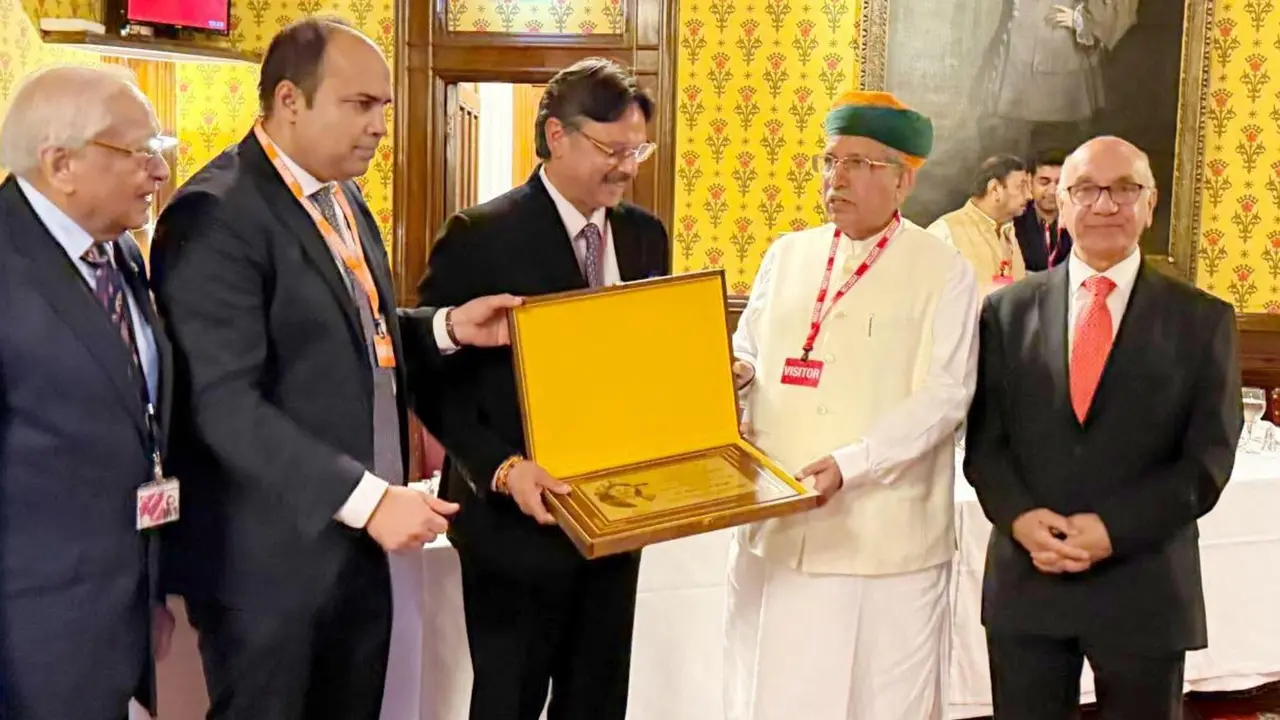 bjp mla rajeshwar singh honored in london