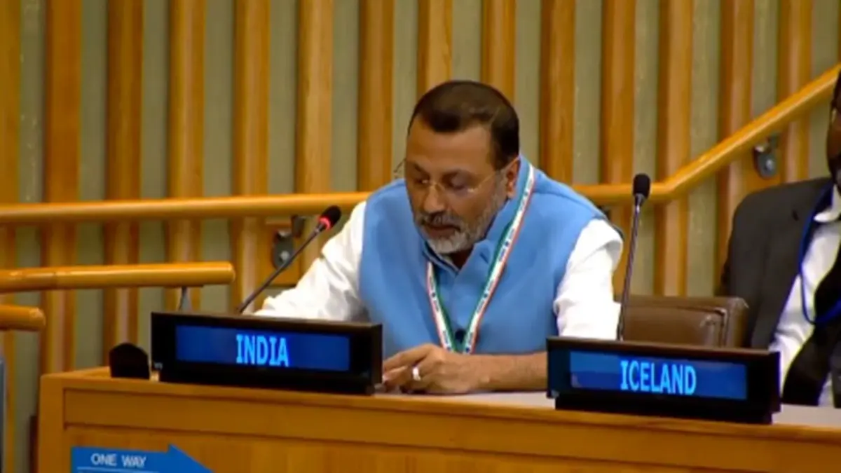 BJP MP Nishikant Dubey At UNGA
