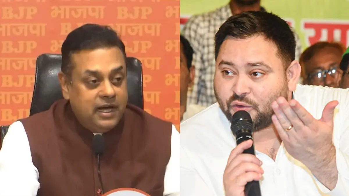 BJP's Sambit Patra corners Tejashwi Yadav