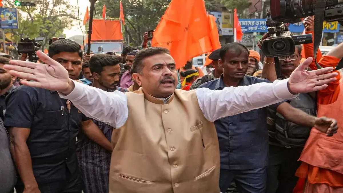 BJP Slams Bengal Police After Alleged 'Attack' On Suvendu Adhikari's Convoy