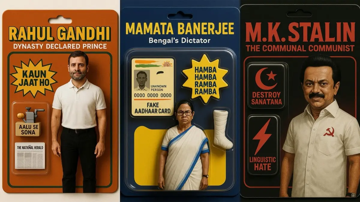 BJP trolls INDI bloc leaders