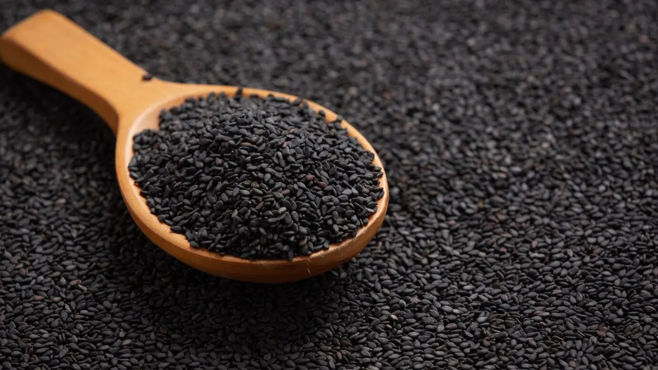 Five Powerful Seeds That Promote Healthy Hair Growth Black sesame seeds