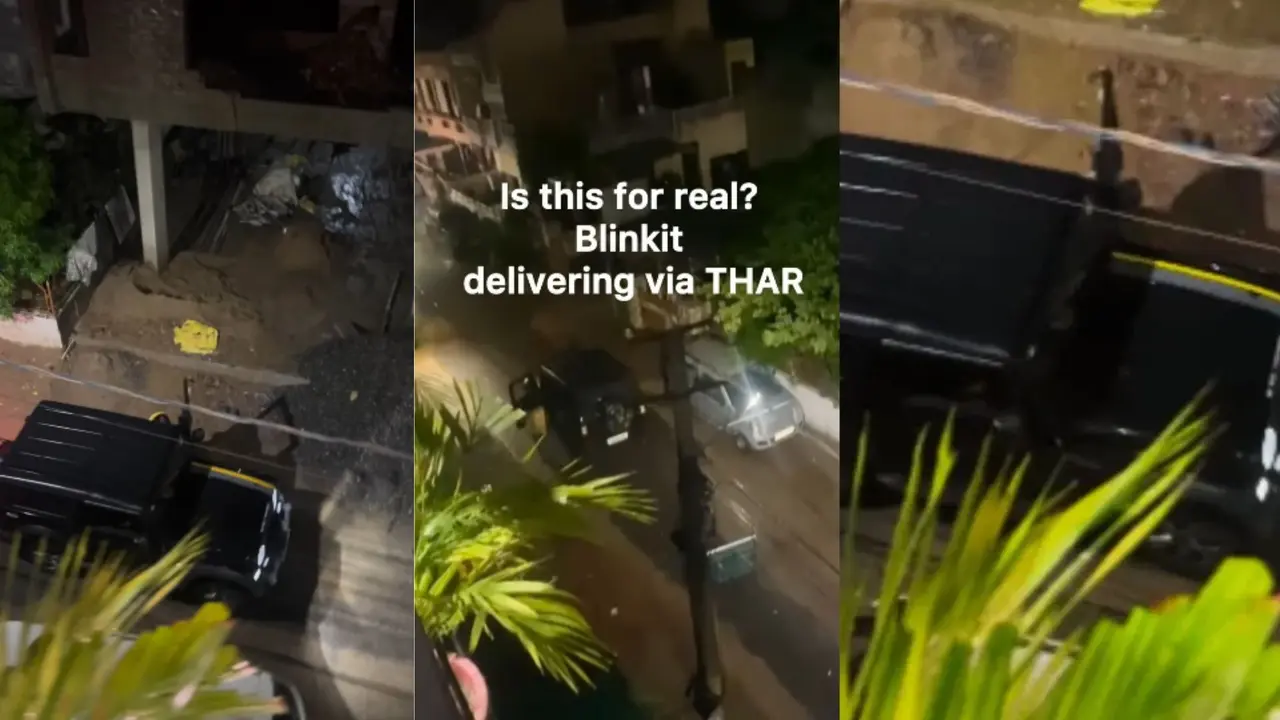 Blinkit Delivery Boy Viral Video