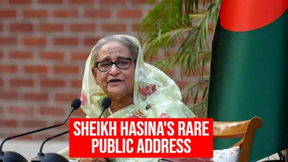 'Blood-Soaked Bangladesh Being Ruled By Murderous Fascist Yunus': Sheikh Hasina In Rare Public Address After Exile