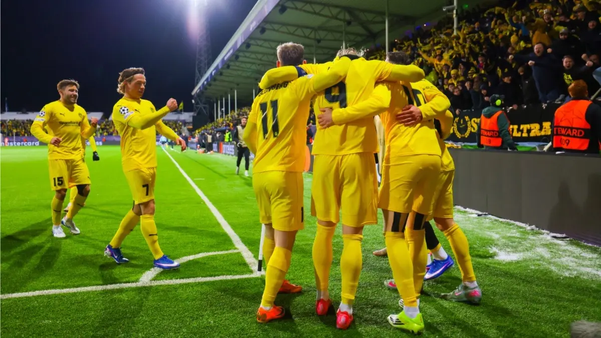 Bodø/Glimt Does It Again! Norwegian side Clinch Commanding 3-1 Win Over Champions League Runner-Up Inter Milan In Playoffs Bodø/Glimt players celebrate after scoring a goal against Inter in UCL Playoffs