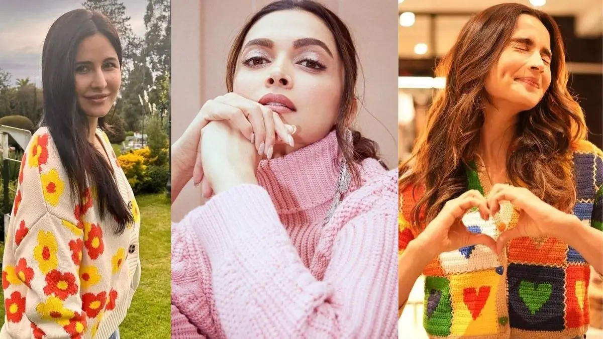 Bollywood actresses inspired sweater styling tips katrina kaif alia bhatt Deepika Padukone Priyanka chopra fashion hacks