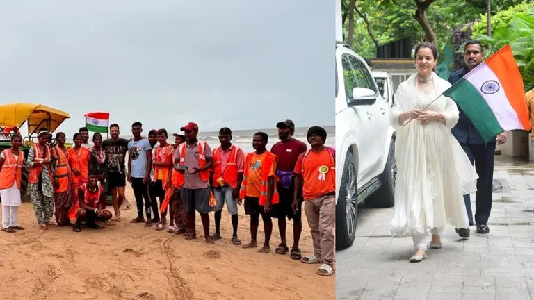 Here Is How Bollywood Celebs Celebrated 79th Independence Day | See Pictures Bollywood celebrates 79th Independence Day