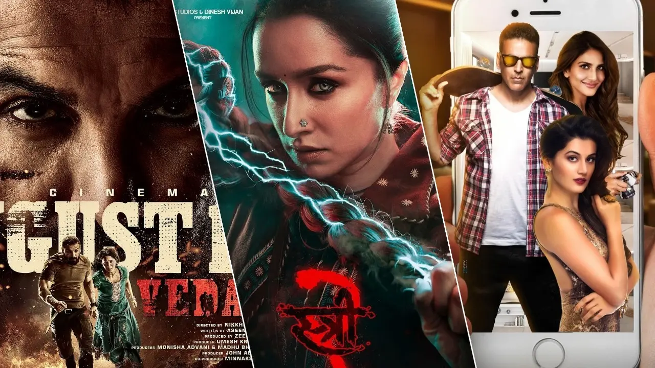 Stree 2 Producer On 3-Way Clash With Vedaa And Khel Khel Mein: Survival Of The Fittest Bollywood movie posters