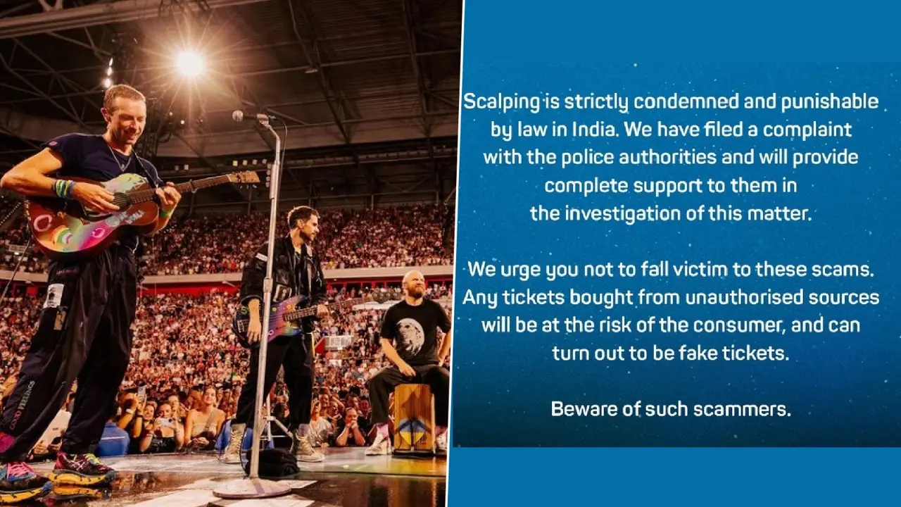 Coldplay Concert-BookMyShow Controversy: Ticketing App Files Police Complaint Against Scalpers BookMyShow files police complaint against scalpers