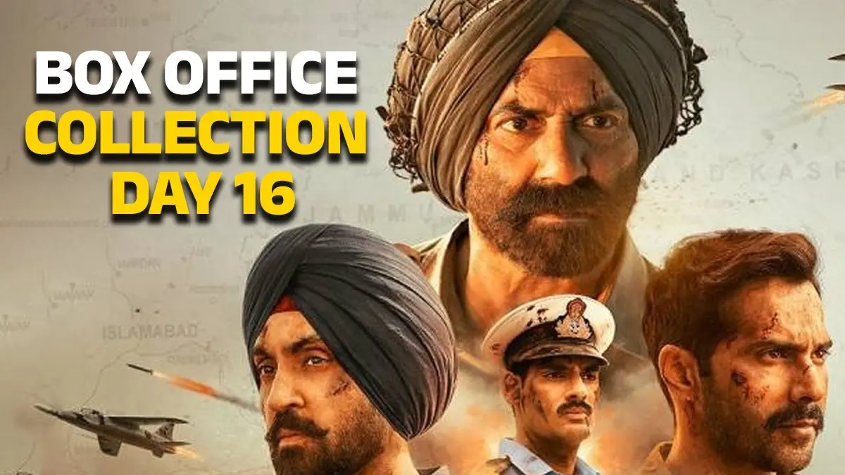 Border 2 Box Office Collection Day 16: नहीं थम रही सनी देओल की 'बॉर्डर 2' की रफ्तार, रिलीज के 16वें दिन इतने करोड़ की कमाई border-2-box-office-collection-day-16-starring-sunny-deol-varun-dhawan-diljit-dosanjh-ahan-shetty-sonam-bajwa-and-others bollywood-hindi-film