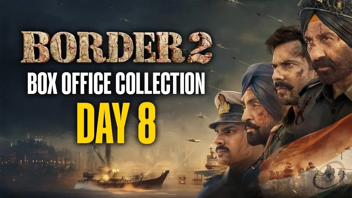 Border 2 Box Office Collection Day 8: थमने का नाम नहीं ले रही सनी देओल की फिल्म 'बॉर्डर 2', रिलीज के आंठवे दिन की इतनी कमाई border 2 box office collection day 8 Bollywood hindi film starring sunny deol varun Dhawan Diljit Dosanjh ahan Shetty sonam bajwa and others