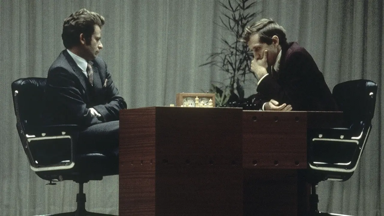 Borris Spassky and Bobby Fischer