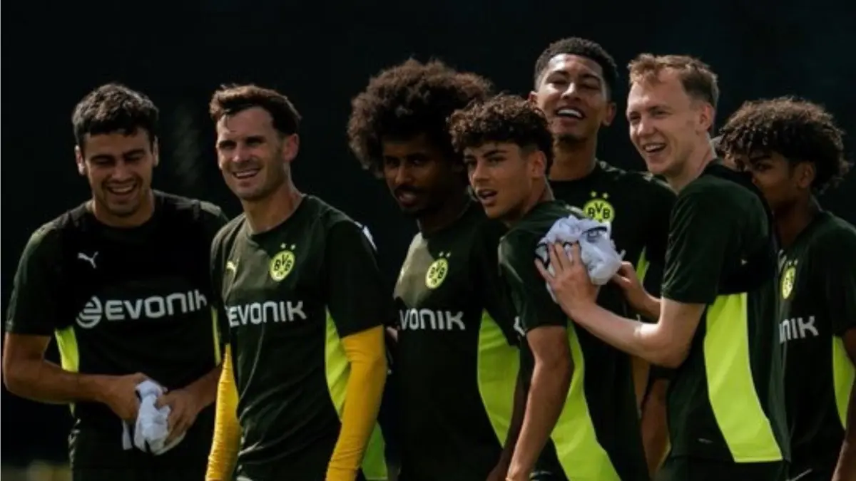 FIFA Club World Cup, Borussia Dortmund Vs Ulsan HD: Venue, Predicted XIs, Time, Live Streaming, Here's All You Need To Know Borussia Dortmund players during practice ahead of FIFA Club World Cup 2025 clash