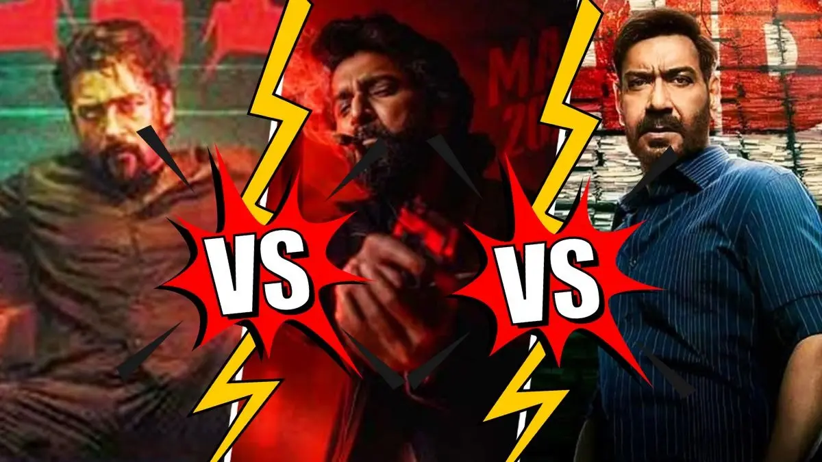 Raid 2 Vs Hit 3 Vs Retro Advance Booking Day 1: Ajay Devgn, Nani Or Suriya, Who Is The Top Choice For Cinegoers? Box Office advance booking update