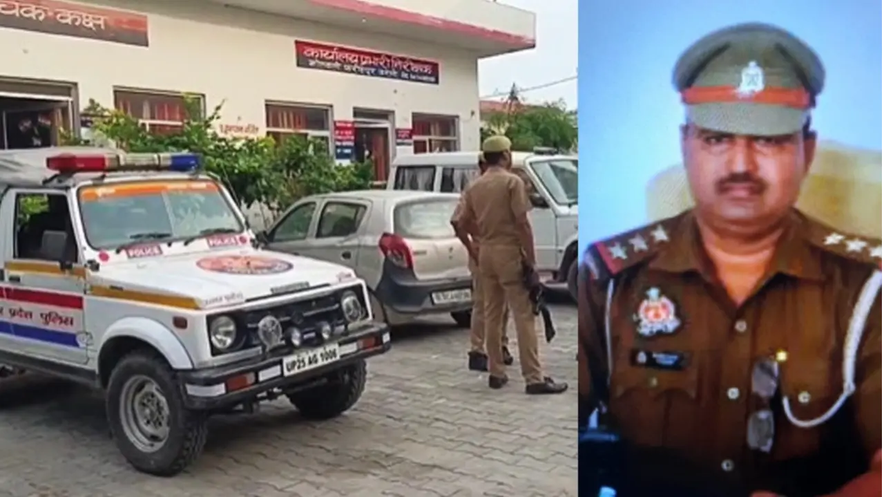 बरेली में थाने पर पुलिस की छापेमारी