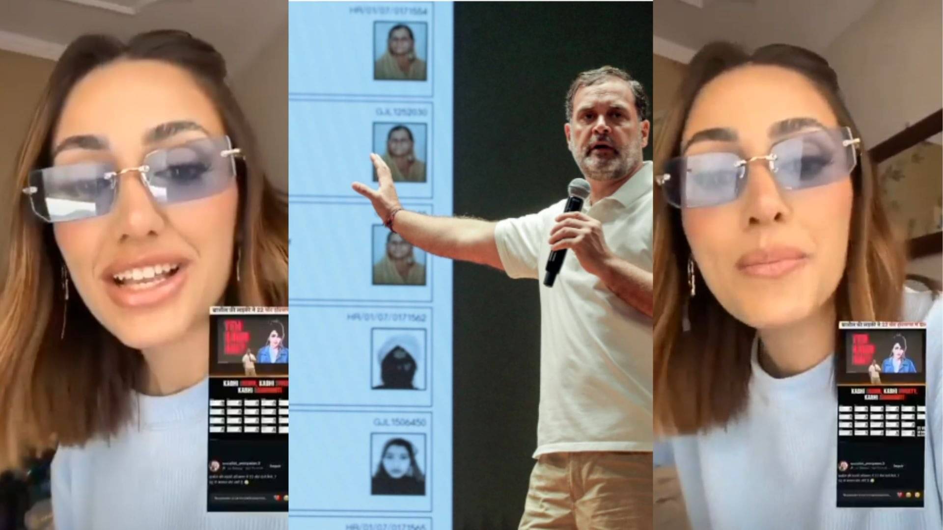 Brazilian Model Reacts To Mention In Rahul Gandhi Haryana 'Vote Chori' Charge release video says madness