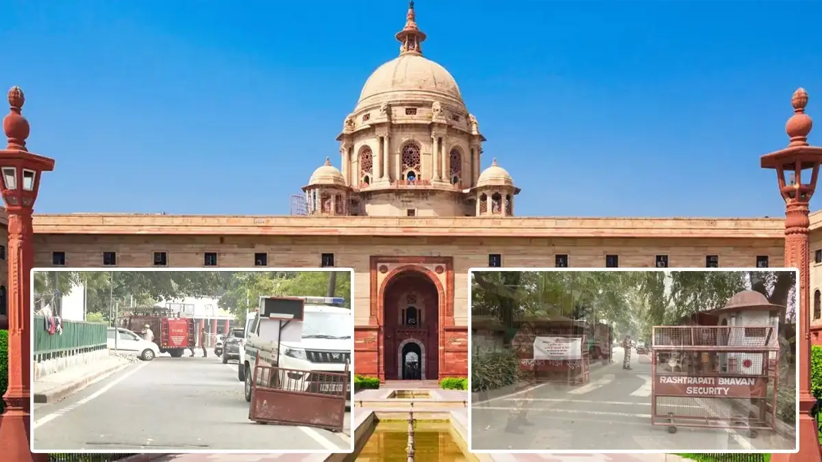 BREAKING: Fire In Building Near Rashtrapati Bhavan, No Casualties Reported