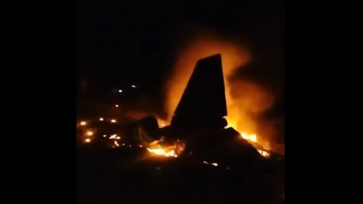 BREAKING: Jaguar Fighter Aircraft Crashes in Gujarat's Jamnagar