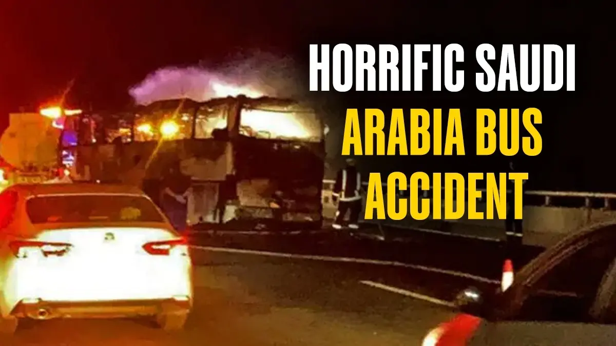 Over 40 Umrah Pilgrims From Hyderabad Feared Dead In Massive Bus-Tanker Collision In Saudi Arabia BREAKING: Over 40 Umrah Pilgrims From Hyderabad Feared Dead In Massive Bus-Tanker Collision In Saudi Arabia