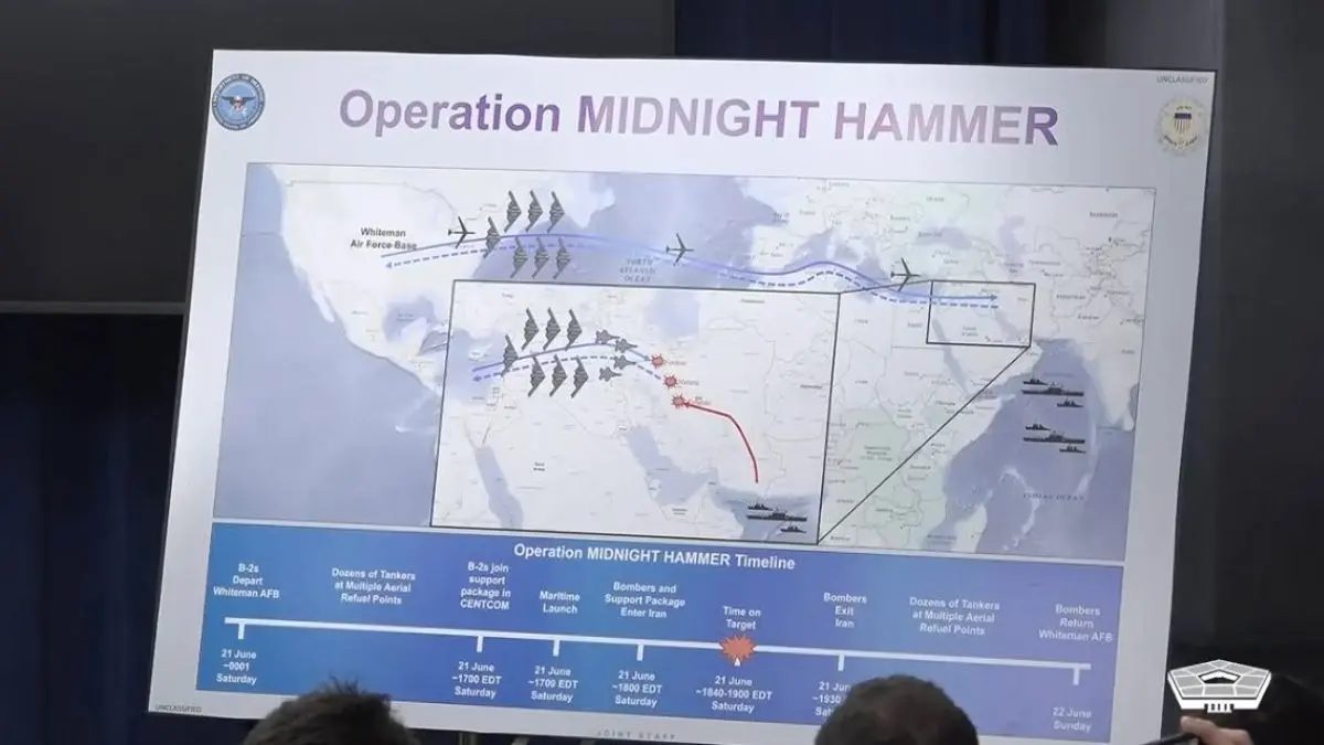 BREAKING: US Named Highly Classified Operation ‘Midnight Hammer’ To Obliterate Iran’s Nuclear Sites