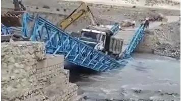 Bridge collapses in Himachal