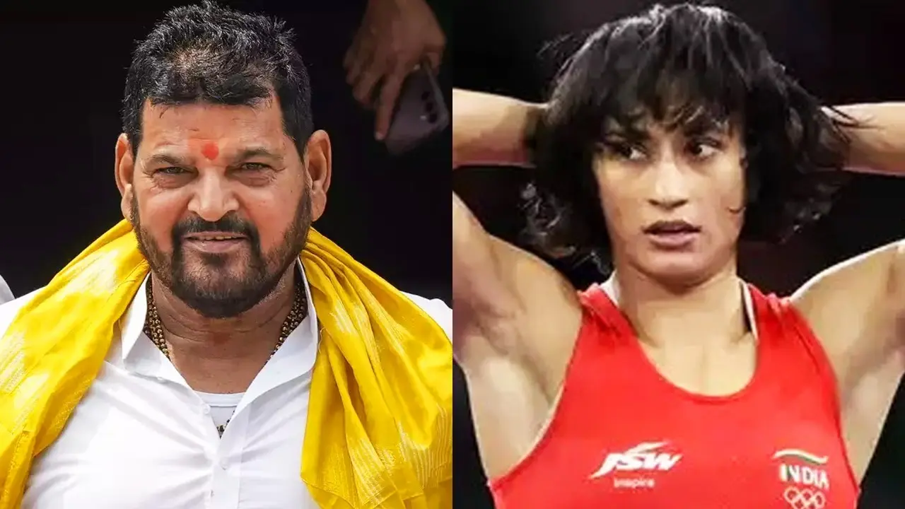 brij bhushan singh said god God punished Vinesh Phogat