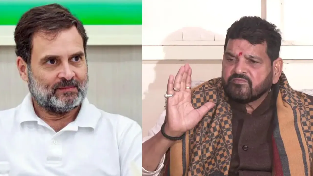 Brijbhushan Sharan Singh attack Rahul Gandhi