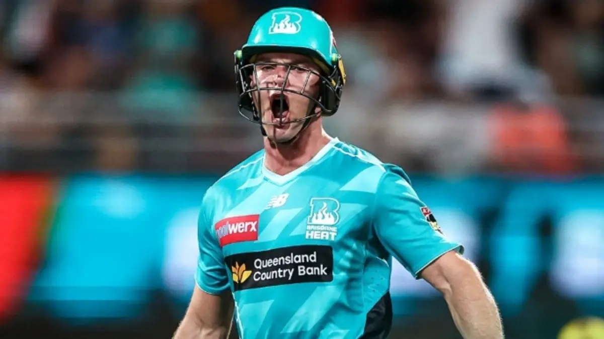 KKR Star's Explosive Knock Goes In Vain, Brisbane Heat Pull Off Record BBL Run Chase Against Perth Scorchers Brisbane Heat's Jack Wildermuth celebrating historic win in BBL