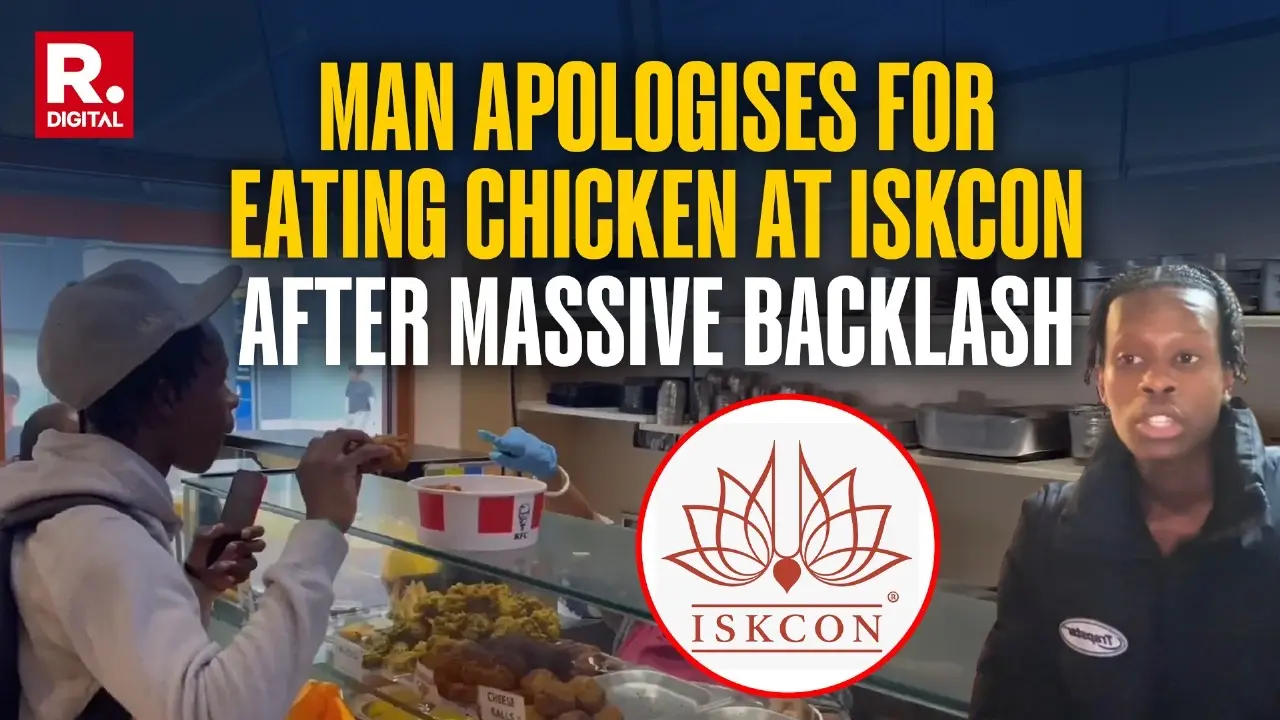 African-British Youth Who Ate KFC Chicken Inside ISKCON’s London Restaurant Issues Apology | Watch British Youth Who Ate KFC Chicken at ISKCON London Restaurant Apologises