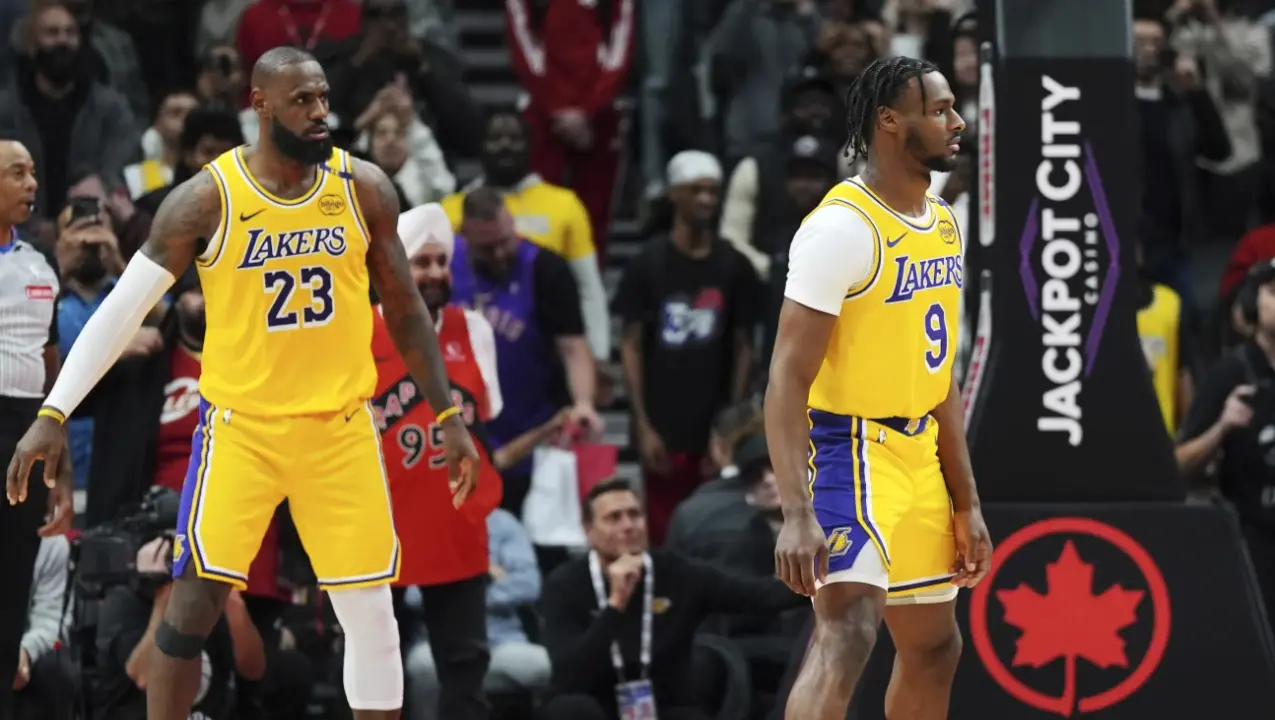 Bronny James Is Assigned To The Lakers' G League Affiliate Ahead Of Its Season Opener Bronny and LeBron James