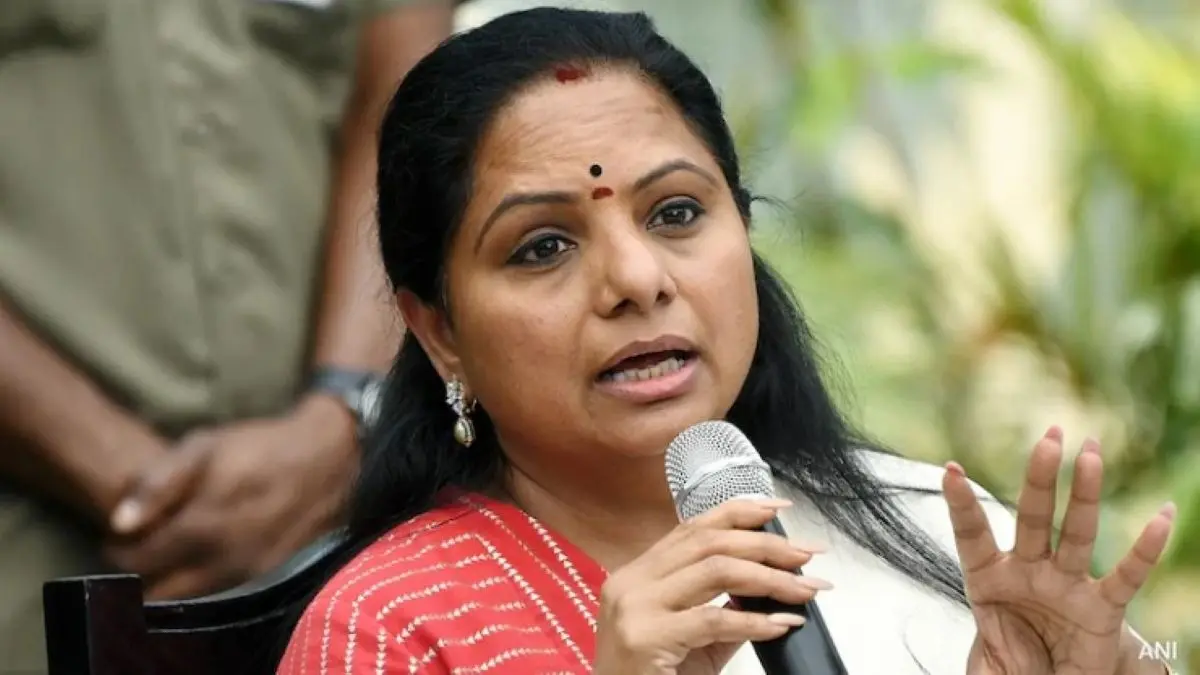BRS Leader K Kavitha