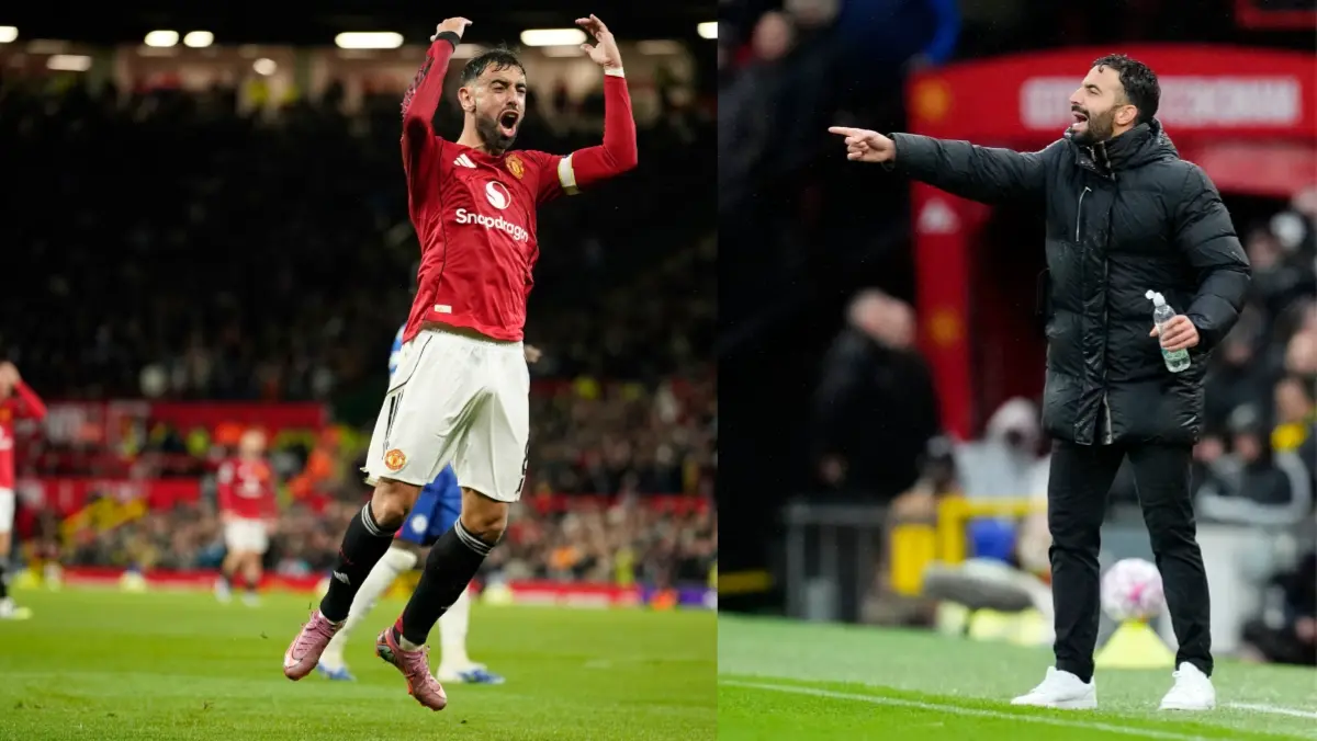 Bruno Fernandes and Ruben Amorim