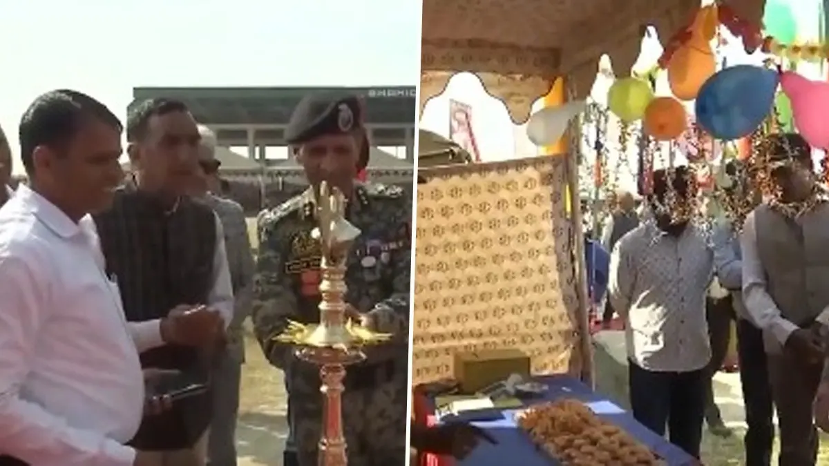 BSF Hosts Diwali Mela For Families of Jawans Deployed on Duty in J-K's Budgam